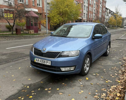 Синий Шкода Рапид, объемом двигателя 1.6 л и пробегом 257 тыс. км за 8300 $, фото 1 на Automoto.ua