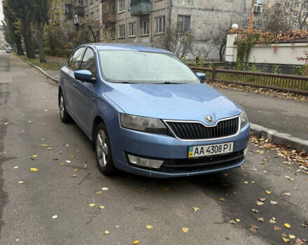 Синий Шкода Рапид, объемом двигателя 1.6 л и пробегом 257 тыс. км за 8300 $, фото 2 на Automoto.ua