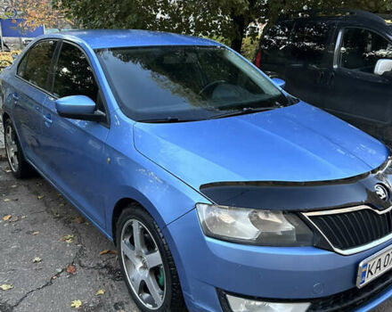 Шкода Рапид 2015 в Кропивницком (Кировограде) на Automoto.ua Синий Шкода Рапид, объемом двигателя 1.6 л и пробегом 220 тыс. км за 7500 $, фото 2 на Automoto.ua