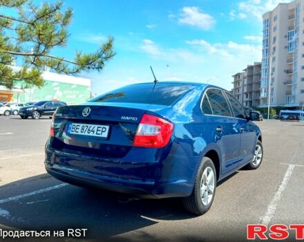 Шкода Рапид 2015 в Николаеве на Automoto.ua Синий Шкода Рапид, объемом двигателя 1.2 л и пробегом 141 тыс. км за 8000 $, фото 4 на Automoto.ua