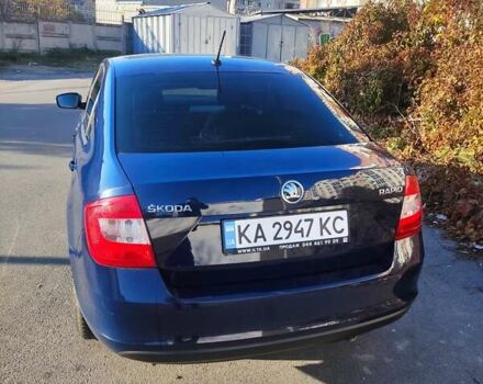 Синий Шкода Рапид, объемом двигателя 1.2 л и пробегом 158 тыс. км за 7700 $, фото 3 на Automoto.ua