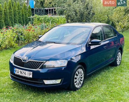 Синий Шкода Рапид, объемом двигателя 1.6 л и пробегом 152 тыс. км за 9600 $, фото 2 на Automoto.ua