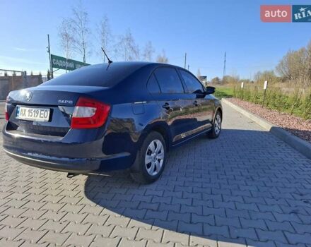 Синий Шкода Рапид, объемом двигателя 1.2 л и пробегом 142 тыс. км за 9400 $, фото 4 на Automoto.ua