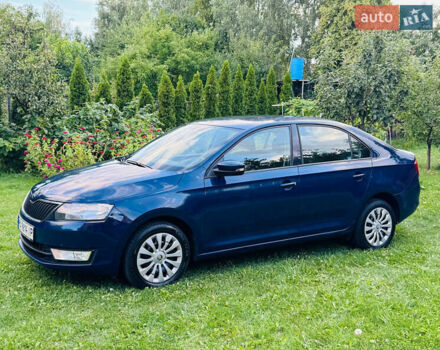 Синий Шкода Рапид, объемом двигателя 1.6 л и пробегом 152 тыс. км за 9600 $, фото 3 на Automoto.ua