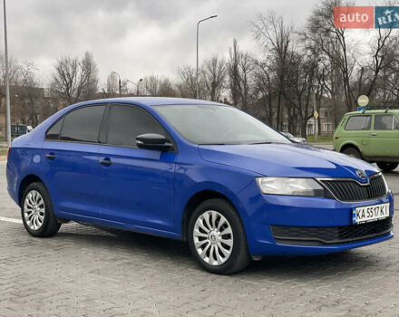 Синій Шкода Рапід, об'ємом двигуна 1.6 л та пробігом 141 тис. км за 9000 $, фото 3 на Automoto.ua