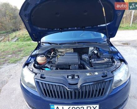 Синий Шкода Рапид, объемом двигателя 1.6 л и пробегом 221 тыс. км за 9900 $, фото 3 на Automoto.ua