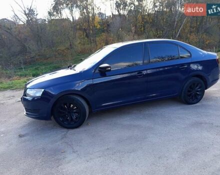 Синий Шкода Рапид, объемом двигателя 1.6 л и пробегом 221 тыс. км за 9900 $, фото 9 на Automoto.ua