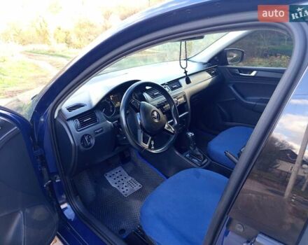 Синий Шкода Рапид, объемом двигателя 1.6 л и пробегом 221 тыс. км за 9900 $, фото 16 на Automoto.ua
