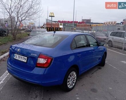 Синий Шкода Рапид, объемом двигателя 1 л и пробегом 117 тыс. км за 9950 $, фото 4 на Automoto.ua