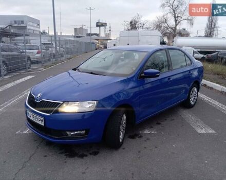 Синий Шкода Рапид, объемом двигателя 1 л и пробегом 117 тыс. км за 9950 $, фото 2 на Automoto.ua