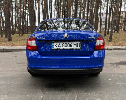Синий Шкода Рапид, объемом двигателя 1 л и пробегом 99 тыс. км за 10400 $, фото 2 на Automoto.ua