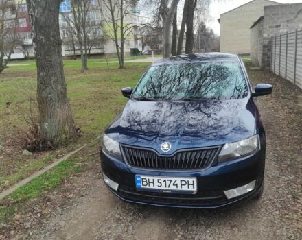 Синий Шкода Рапид, объемом двигателя 1.2 л и пробегом 175 тыс. км за 7500 $, фото 1 на Automoto.ua