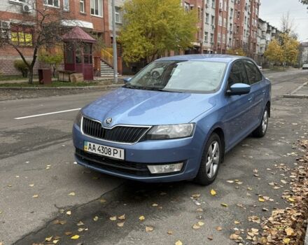 Синий Шкода Рапид, объемом двигателя 1.6 л и пробегом 257 тыс. км за 8300 $, фото 1 на Automoto.ua