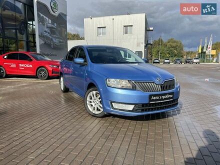 Шкода Рапид 2013 в Виннице на Automoto.ua Синий Шкода Рапид, объемом двигателя 1.6 л и пробегом 270 тыс. км за 6600 $, фото 1 на Automoto.ua