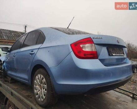 Синий Шкода Рапид, объемом двигателя 1.6 л и пробегом 100 тыс. км за 2650 $, фото 1 на Automoto.ua