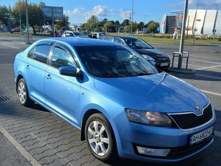Синій Шкода Рапід, об'ємом двигуна 1.6 л та пробігом 123 тис. км за 8800 $, фото 1 на Automoto.ua
