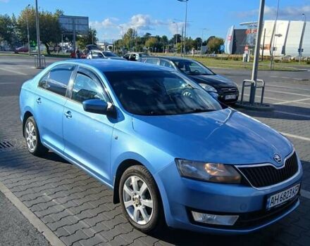 Синій Шкода Рапід, об'ємом двигуна 1.6 л та пробігом 123 тис. км за 8800 $, фото 1 на Automoto.ua