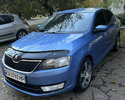 Шкода Рапид 2015 в Кропивницком (Кировограде) на Automoto.ua Синий Шкода Рапид, объемом двигателя 1.6 л и пробегом 220 тыс. км за 7500 $, фото 1 на Automoto.ua