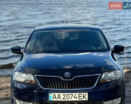 Синий Шкода Рапид, объемом двигателя 1.6 л и пробегом 187 тыс. км за 7600 $, фото 1 на Automoto.ua