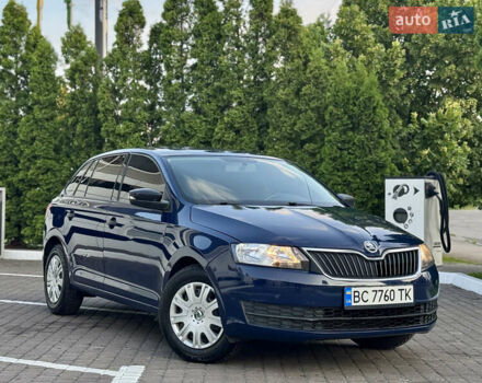 Синий Шкода Рапид, объемом двигателя 1.4 л и пробегом 320 тыс. км за 5800 $, фото 1 на Automoto.ua