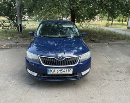 Синий Шкода Рапид, объемом двигателя 1.6 л и пробегом 320 тыс. км за 6500 $, фото 1 на Automoto.ua