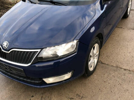 Синий Шкода Рапид, объемом двигателя 1.6 л и пробегом 258 тыс. км за 5500 $, фото 1 на Automoto.ua
