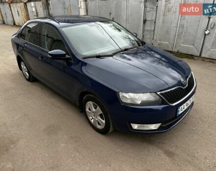 Синий Шкода Рапид, объемом двигателя 1.6 л и пробегом 259 тыс. км за 7400 $, фото 1 на Automoto.ua