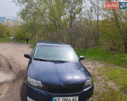 Синий Шкода Рапид, объемом двигателя 1.6 л и пробегом 289 тыс. км за 7600 $, фото 1 на Automoto.ua