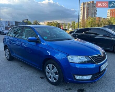 Синий Шкода Рапид, объемом двигателя 1.4 л и пробегом 215 тыс. км за 8800 $, фото 1 на Automoto.ua