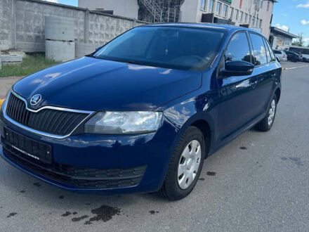 Синий Шкода Рапид, объемом двигателя 1.2 л и пробегом 160 тыс. км за 7100 $, фото 1 на Automoto.ua