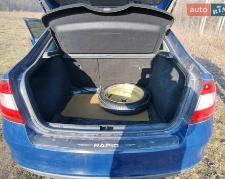 Синий Шкода Рапид, объемом двигателя 1.6 л и пробегом 122 тыс. км за 8600 $, фото 1 на Automoto.ua