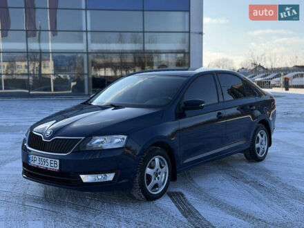 Синій Шкода Рапід, об'ємом двигуна 1.6 л та пробігом 93 тис. км за 12350 $, фото 1 на Automoto.ua