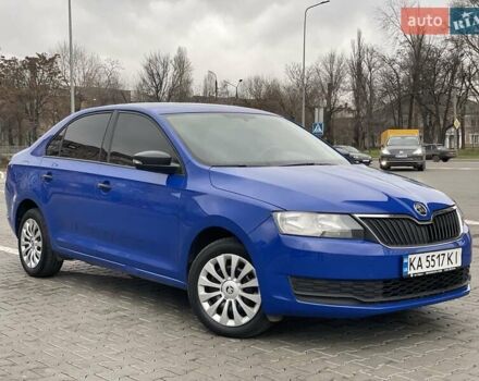 Синий Шкода Рапид, объемом двигателя 1.6 л и пробегом 144 тыс. км за 8800 $, фото 1 на Automoto.ua