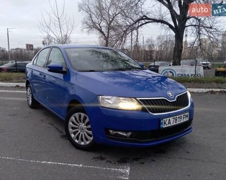 Синий Шкода Рапид, объемом двигателя 1 л и пробегом 117 тыс. км за 9950 $, фото 1 на Automoto.ua