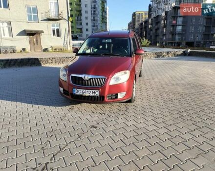 Красный Шкода Румстер, объемом двигателя 1.9 л и пробегом 262 тыс. км за 4400 $, фото 4 на Automoto.ua