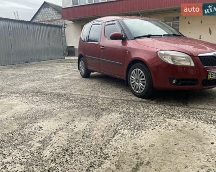 Красный Шкода Румстер, объемом двигателя 1.6 л и пробегом 173 тыс. км за 4600 $, фото 3 на Automoto.ua