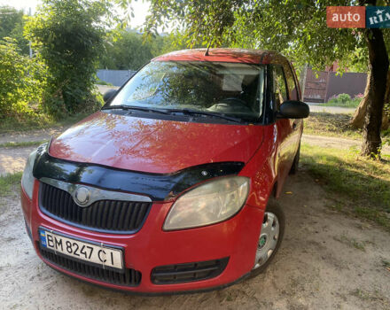 Красный Шкода Румстер, объемом двигателя 1.2 л и пробегом 492 тыс. км за 3200 $, фото 1 на Automoto.ua