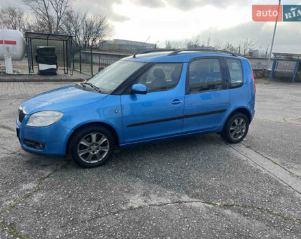 Синий Шкода Румстер, объемом двигателя 1.6 л и пробегом 210 тыс. км за 8950 $, фото 3 на Automoto.ua