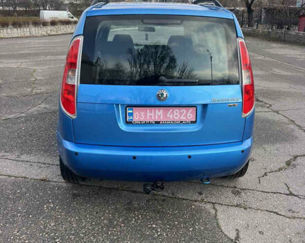 Синий Шкода Румстер, объемом двигателя 1.6 л и пробегом 210 тыс. км за 8950 $, фото 6 на Automoto.ua