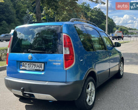 Синий Шкода Румстер, объемом двигателя 1.6 л и пробегом 220 тыс. км за 5500 $, фото 3 на Automoto.ua
