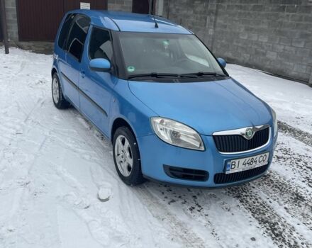 Синий Шкода Румстер, объемом двигателя 1.4 л и пробегом 320 тыс. км за 4100 $, фото 1 на Automoto.ua