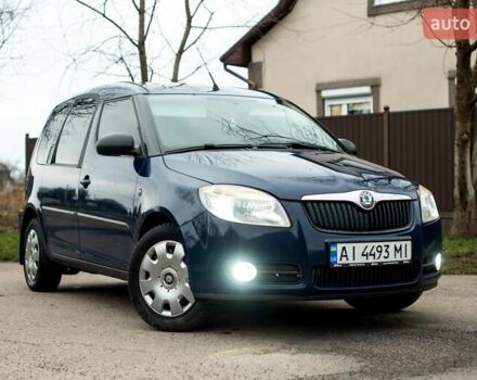 Синий Шкода Румстер, объемом двигателя 1.2 л и пробегом 195 тыс. км за 4950 $, фото 1 на Automoto.ua