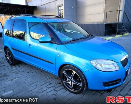 Синий Шкода Румстер, объемом двигателя 1.4 л и пробегом 219 тыс. км за 5555 $, фото 1 на Automoto.ua