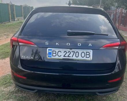Черный Шкода Scala, объемом двигателя 1 л и пробегом 69 тыс. км за 15900 $, фото 2 на Automoto.ua