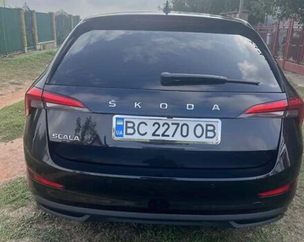 Черный Шкода Scala, объемом двигателя 1 л и пробегом 72 тыс. км за 13700 $, фото 5 на Automoto.ua