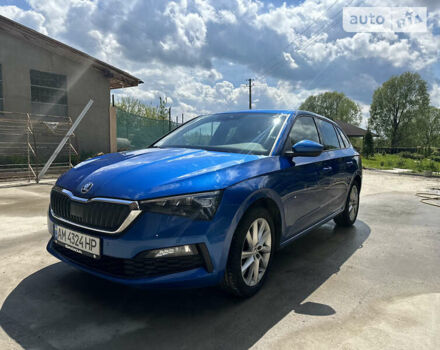 Синий Шкода Scala, объемом двигателя 1 л и пробегом 251 тыс. км за 14600 $, фото 2 на Automoto.ua