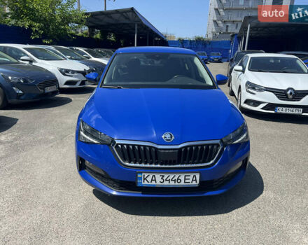 Синий Шкода Scala, объемом двигателя 1.6 л и пробегом 102 тыс. км за 14875 $, фото 1 на Automoto.ua