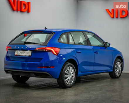 Синий Шкода Scala, объемом двигателя 1.6 л и пробегом 84 тыс. км за 17994 $, фото 1 на Automoto.ua