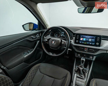 Синий Шкода Scala, объемом двигателя 1.6 л и пробегом 84 тыс. км за 17994 $, фото 10 на Automoto.ua