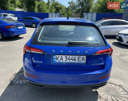 Синий Шкода Scala, объемом двигателя 1.6 л и пробегом 102 тыс. км за 14875 $, фото 3 на Automoto.ua